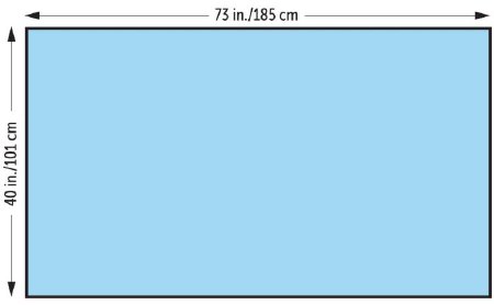 Drape Surgical General Purpose Medium Sterile 40 W X 73 L Inch (1/EA 60/CS) by O&M Halyard  ID 47617